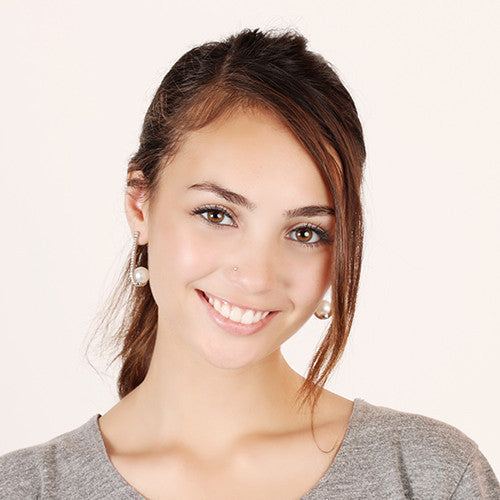 Elegant Pearl & Rhinestone Earrings