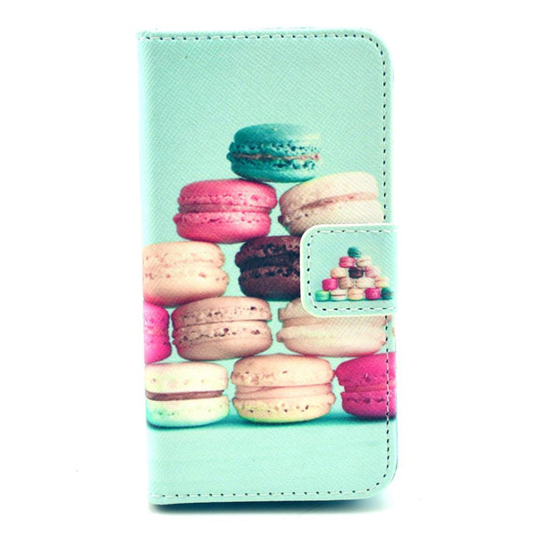 Leather Flip Case Stand Cover For iphone 5c With Card Holder