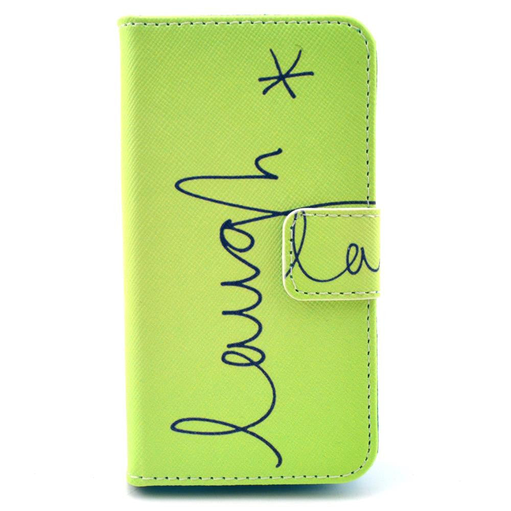 Leather Flip Case Stand Cover For iphone 5c With Card Holder