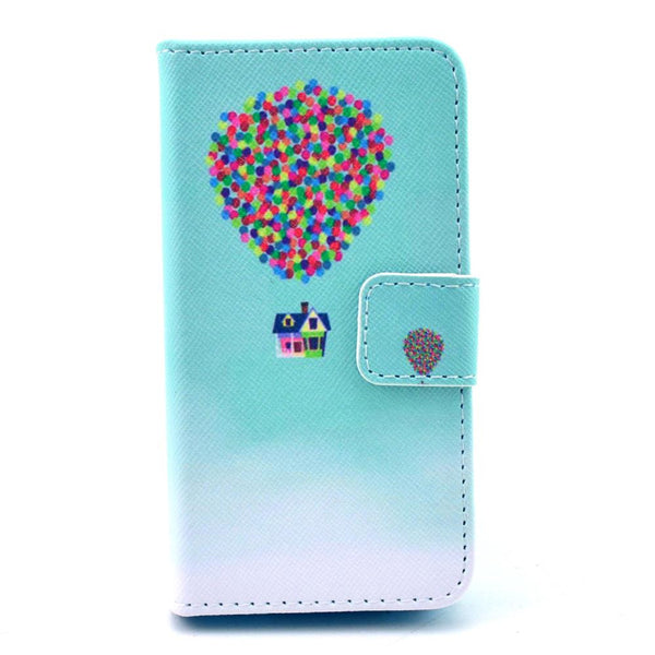 Leather Flip Case Stand Cover For iphone 5c With Card Holder