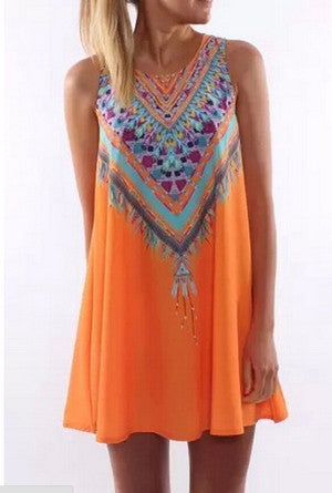 Sexy summer Maxi Party Mini Dress