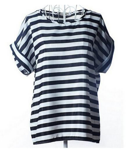 Batwing Loose Chiffon Shirt