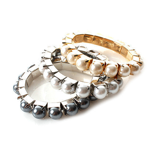 Vintage Pearl Stretch Bracelet