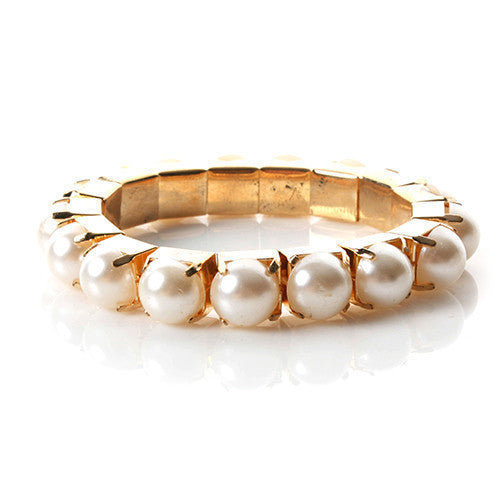 Vintage Pearl Stretch Bracelet