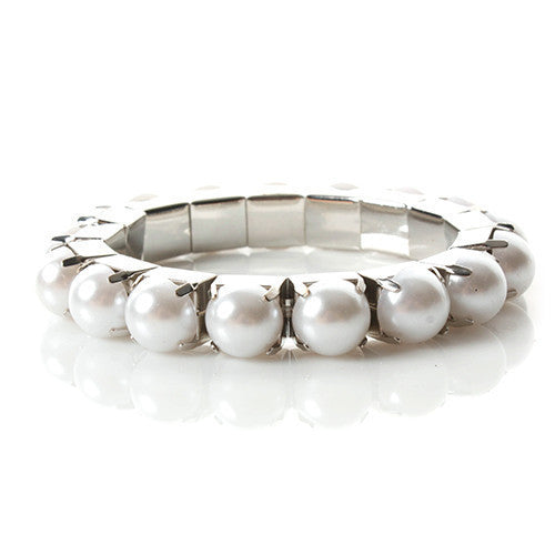 Vintage Pearl Stretch Bracelet