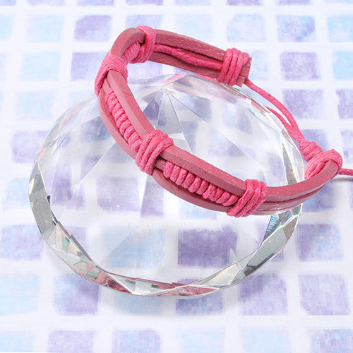 Wrapped Cord Leather Bracelet