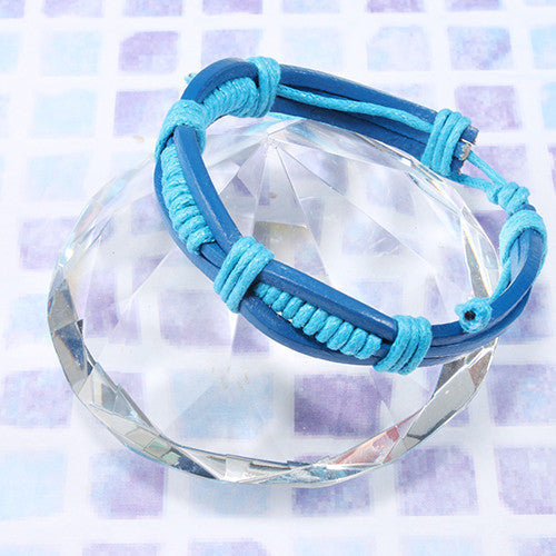 Wrapped Cord Leather Bracelet