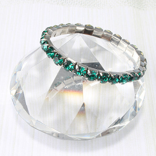 Delicate Rhinestone Stretch Bracelet