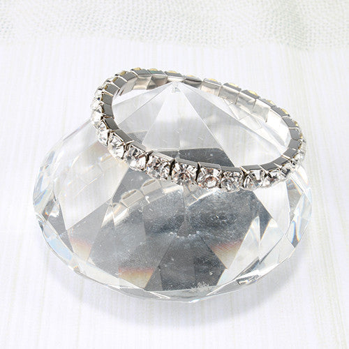 Delicate Rhinestone Stretch Bracelet