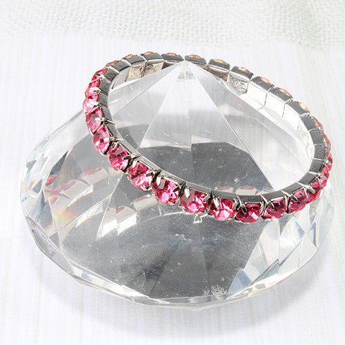 Delicate Rhinestone Stretch Bracelet