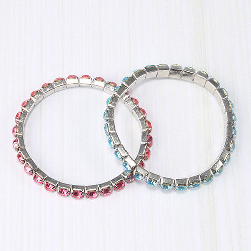 Delicate Rhinestone Stretch Bracelet