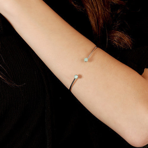 Rhinestone Open Bangle