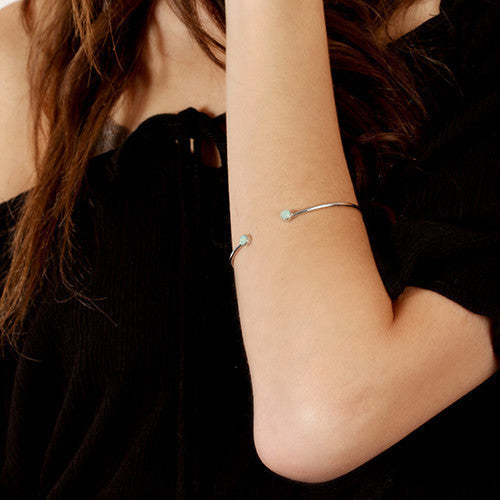 Rhinestone Open Bangle