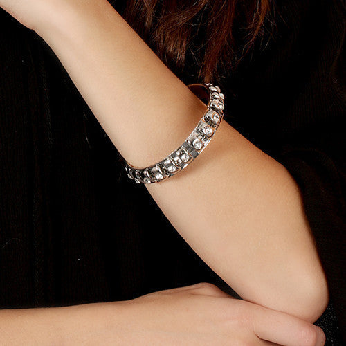 Rhinestone Statement Bangle