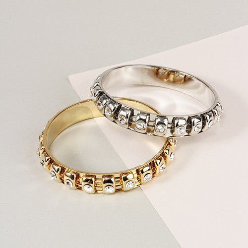 Rhinestone Statement Bangle