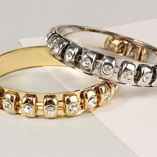 Rhinestone Statement Bangle