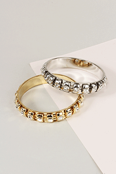 Rhinestone Statement Bangle