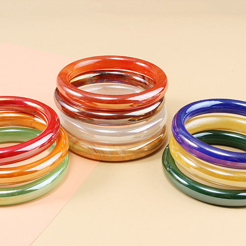 Iridescent Glass Bangle