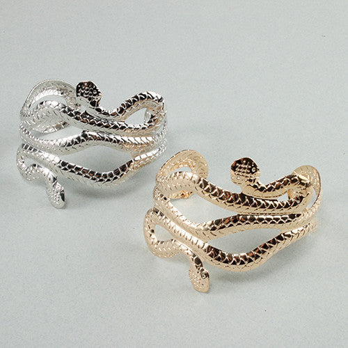 Snake Open Cuff Bracelet