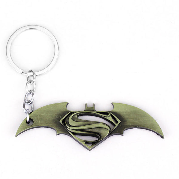 Superman vs batman key chain superhero