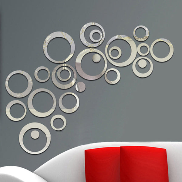 Circles Mirror sticker