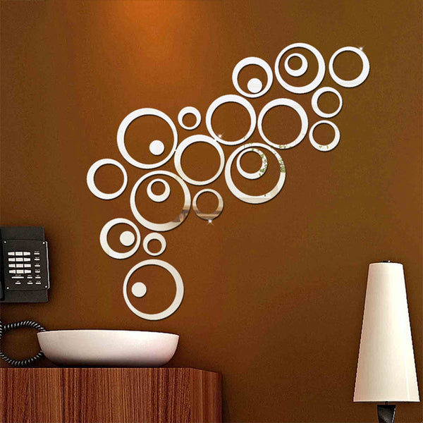 Circles Mirror sticker