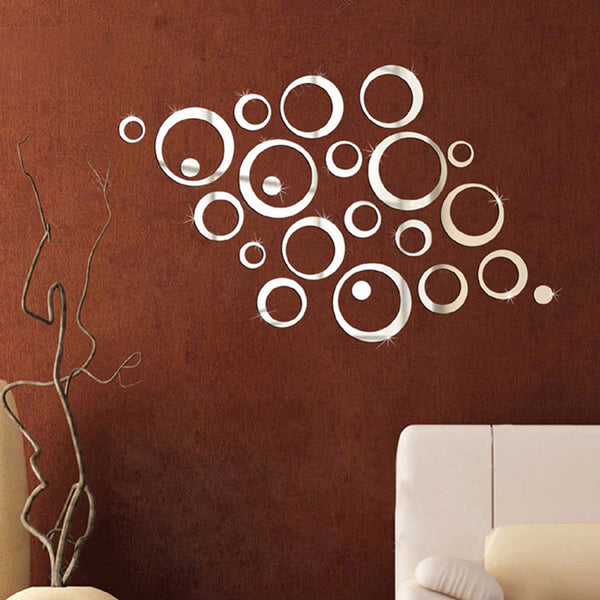 Circles Mirror sticker