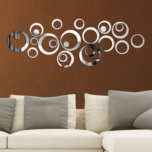 Circles Mirror sticker