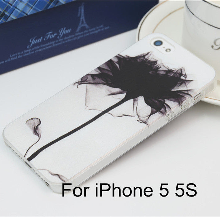 Gothic Flower Phone Case for iPhone 5 5s