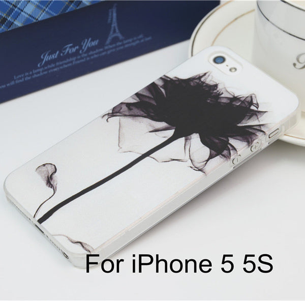 Gothic Flower Phone Case for iPhone 5 5s
