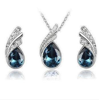 Crystal Water Drop Set