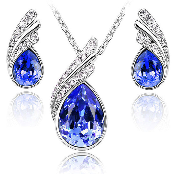 Crystal Water Drop Set