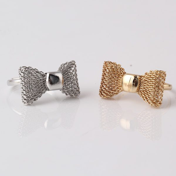 Noble Cute Bow Ring