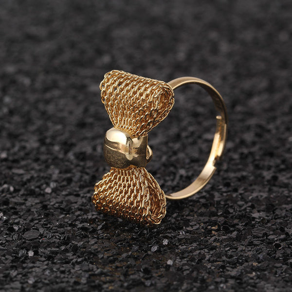 Noble Cute Bow Ring