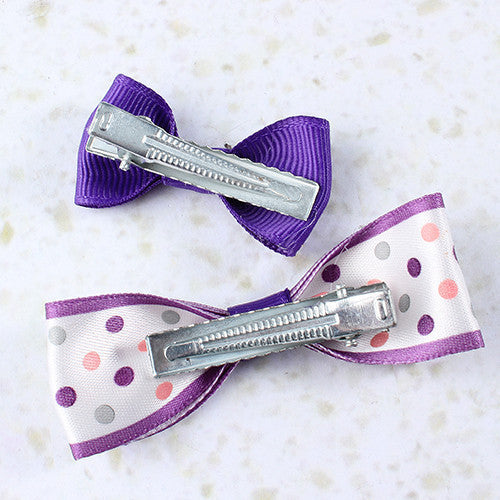 Polka-Dot Hair Clip Set