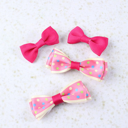 Polka-Dot Hair Clip Set