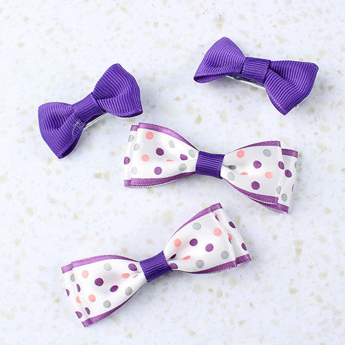 Polka-Dot Hair Clip Set