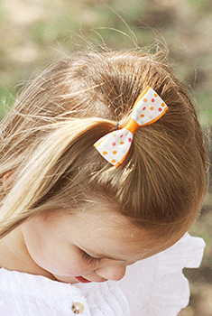 Polka-Dot Hair Clip Set