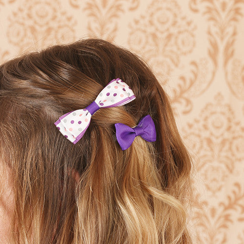 Polka-Dot Hair Clip Set