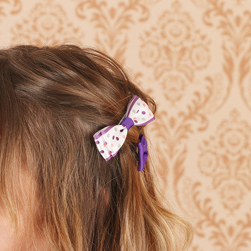 Polka-Dot Hair Clip Set