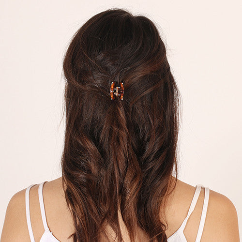 Rhinestone Mini Hair Clips ( 2 Piece)