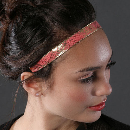 Metallic Dotted Elastic Headband