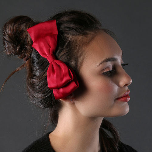 Silk Alligator Clip Bow