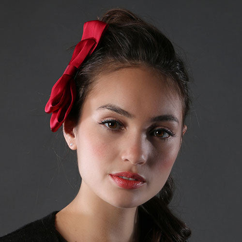 Silk Alligator Clip Bow