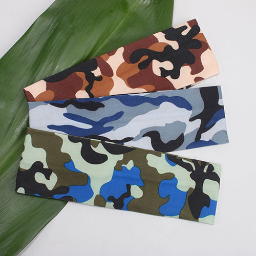 Camo Print Wide Headband