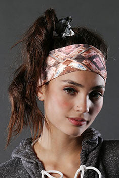 Abstract Print Super Smooth Headwrap