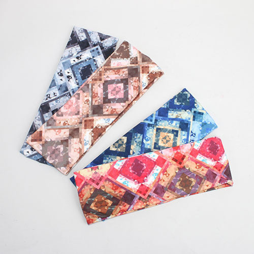 Abstract Print Super Smooth Headwrap