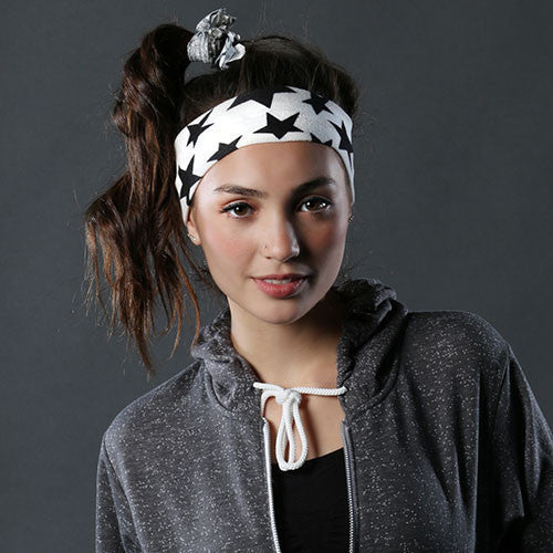 Star Print Jersey Headband