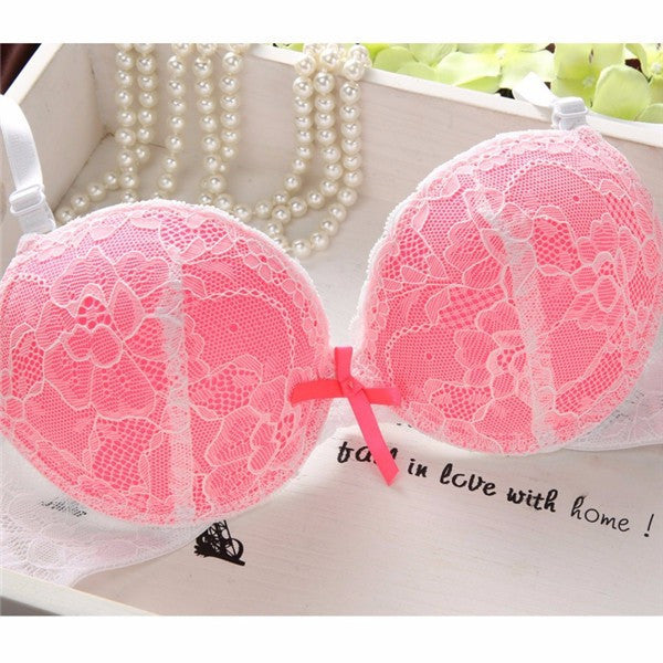 Sexy Womens Set Lace Lingerie, Underwear, Push-Up Padded Bra