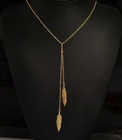 Women's Dainty Gold Leaf Necklace